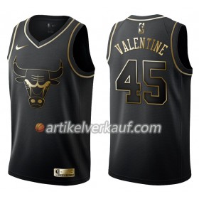 NBA Chicago Bulls Trikot Denzel Valentine 45 Nike Schwarz Golden Edition Swingman - Herren